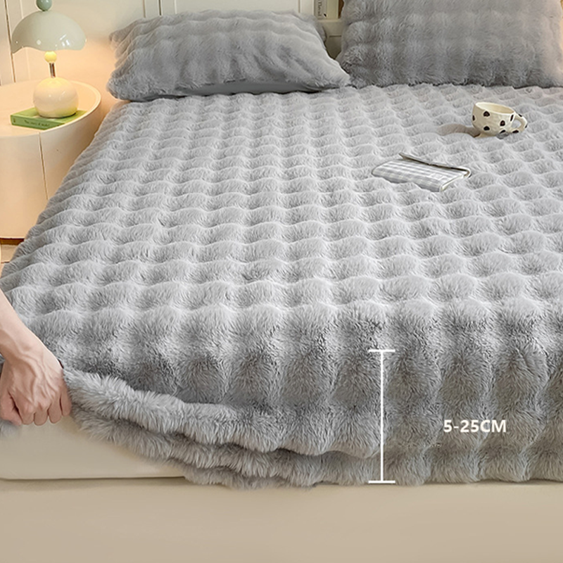 💤 Plüschiges Spannbettlaken – extra dick & weich für ultimativen Schlafkomfort ☁️😴