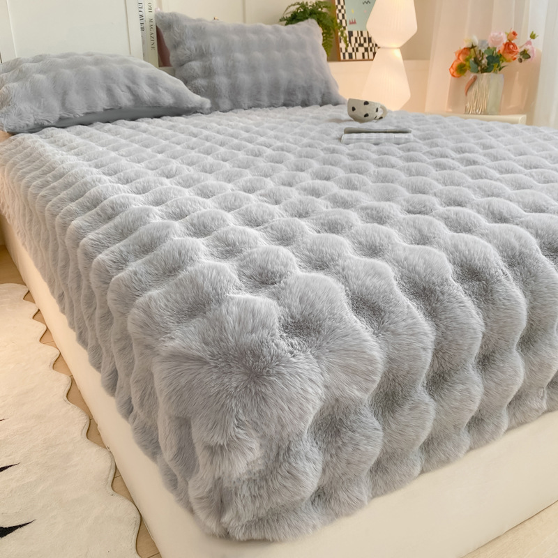 💤 Plüschiges Spannbettlaken – extra dick & weich für ultimativen Schlafkomfort ☁️😴