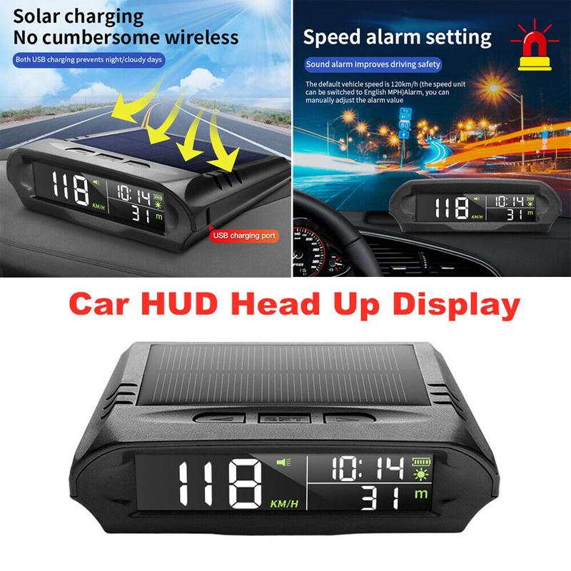 🔥Solange der Vorrat reicht 50 % Rabatt!🎉Solar-Auto-GPS-Head-Up-Display