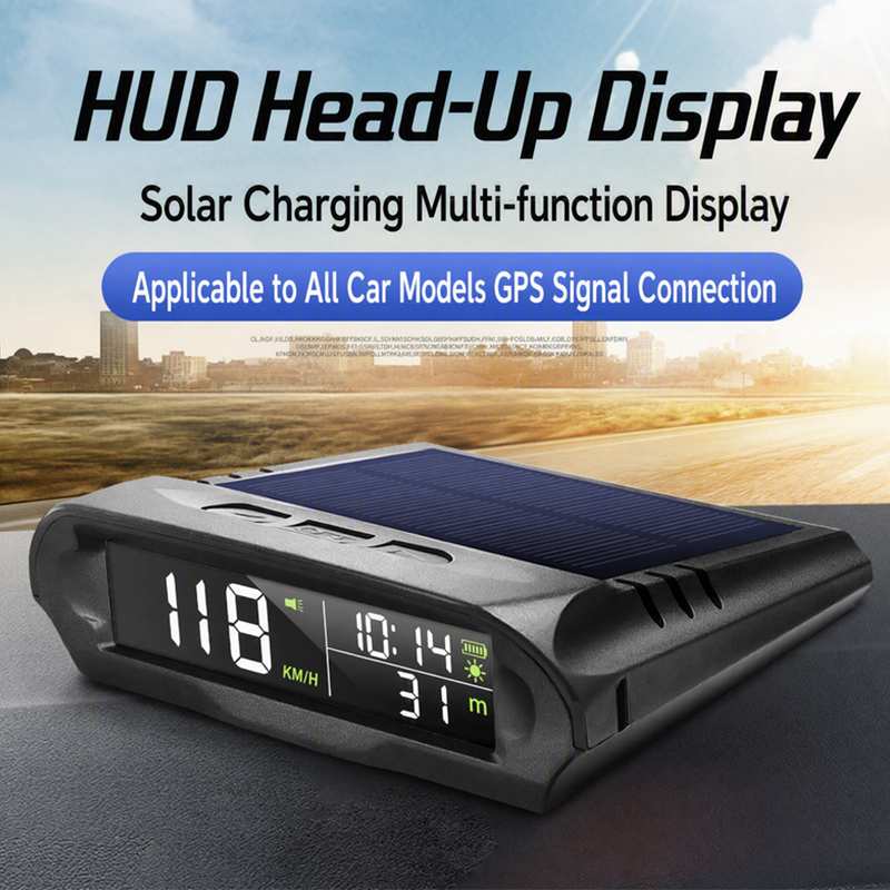 🔥Solange der Vorrat reicht 50 % Rabatt!🎉Solar-Auto-GPS-Head-Up-Display