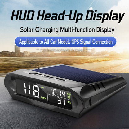 🔥Solange der Vorrat reicht 50 % Rabatt!🎉Solar-Auto-GPS-Head-Up-Display