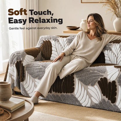 Eleganter rutschfester Sofa-Bezug aus Jacquard-Stoff