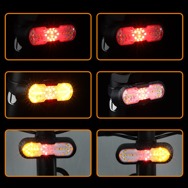 📢📢50% RABATT !! ⏰Intelligentes Fahrrad-Sicherheitsrücklicht mit drahtloser Fernbedienung
