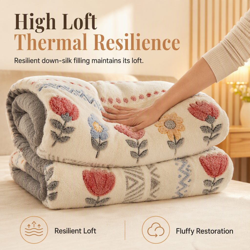 🛏️ 50% RABATT! ❄️ Winterdecke – Lammfleece & Milch‑Samt, warm & kuschelig ✨