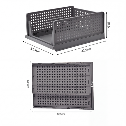 Stapelbarer Kleiderschrank-Organizer mit Schublade