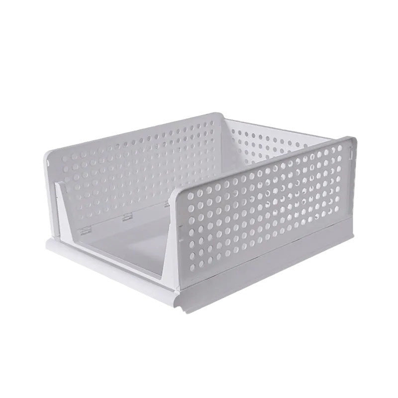 Stapelbarer Kleiderschrank-Organizer mit Schublade