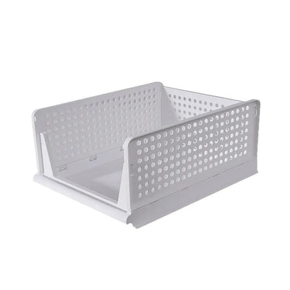 Stapelbarer Kleiderschrank-Organizer mit Schublade