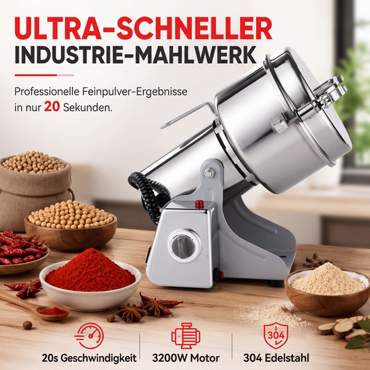 📢📢40% RABATT !!⏰Hochgeschwindigkeits-Elektromahlwerk mit ultrafeiner Mahlleistung