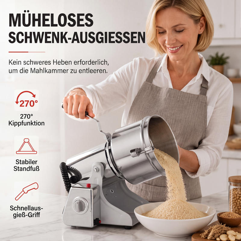 📢📢40% RABATT !!⏰Hochgeschwindigkeits-Elektromahlwerk mit ultrafeiner Mahlleistung