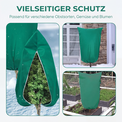 📢📢50% RABATT !!⏰Winterschutz-Pflanzenhülle mit Reißverschluss und Kordelzug zum Frostschutz