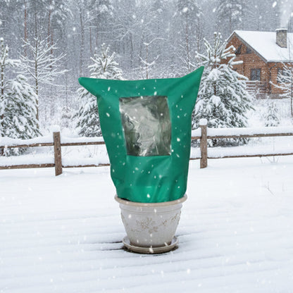 📢📢50% RABATT !!⏰Winterschutz-Pflanzenhülle mit Reißverschluss und Kordelzug zum Frostschutz