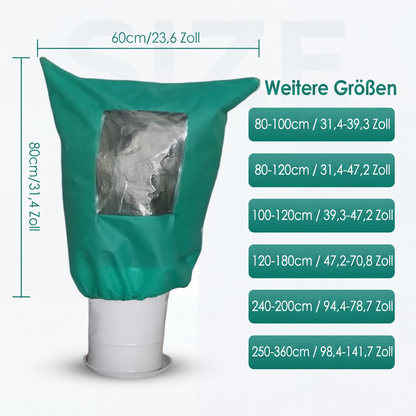 📢📢50% RABATT !!⏰Winterschutz-Pflanzenhülle mit Reißverschluss und Kordelzug zum Frostschutz