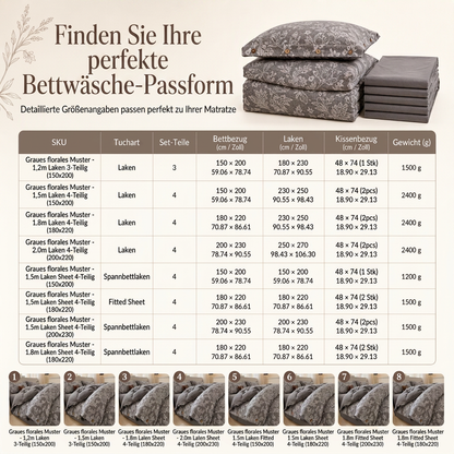Bettwäsche-Set aus reiner Baumwolle mit Leinenoptik und retro Knopfverschluss, dicke und hochdichte Bettdeckenbezug und Bettlaken der Klasse A