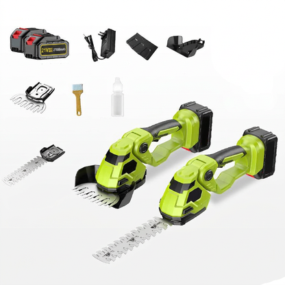 2-in-1 Akku-Heckenschere & Grasschere