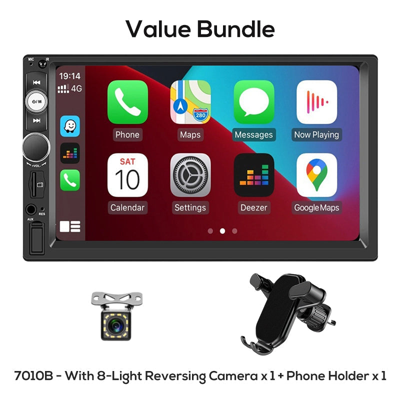 🚗 50% RABATT! 📱 CarPlay-Display mit Touchscreen – Kabellos & Rückfahrkamera ✨