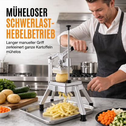 🔪 Vertikaler Gemüsewürfler – 3 scharfe Klingen & robuster Hebel ✨