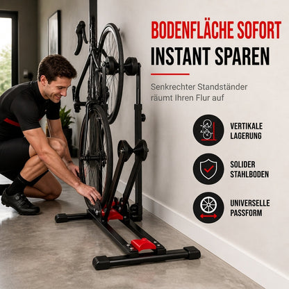 🔥 40% Rabatt! 🚴 Klappbarer Fahrradständer mit Doppelstange – U-Form Präsentationsständer für Rennrad & MTB