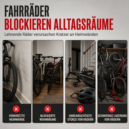 🔥 40% Rabatt! 🚴 Klappbarer Fahrradständer mit Doppelstange – U-Form Präsentationsständer für Rennrad & MTB