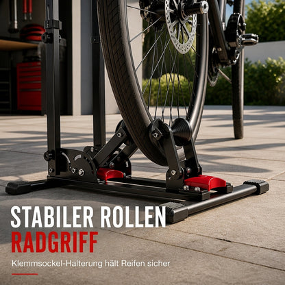 🔥 40% Rabatt! 🚴 Klappbarer Fahrradständer mit Doppelstange – U-Form Präsentationsständer für Rennrad & MTB