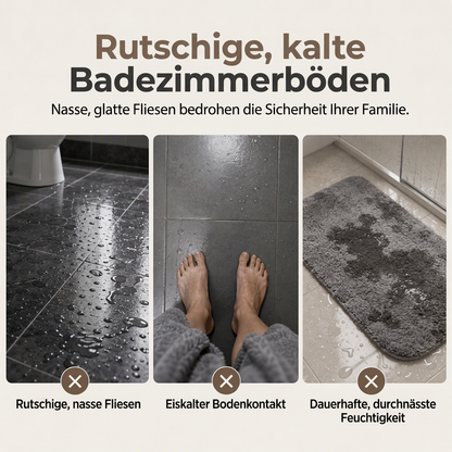 ✨ U-förmige Toilettenmatte im nordischen Kaschmir-Look 🚿 Weicher Badezimmer-Teppich