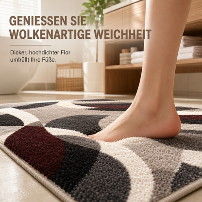 ✨ U-förmige Toilettenmatte im nordischen Kaschmir-Look 🚿 Weicher Badezimmer-Teppich