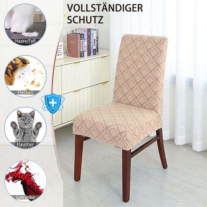 🪑 50% RABATT! 🛋️ Universelle Stretch-Sitzbezüge – Elastisch & passgenau für Stühle ✨