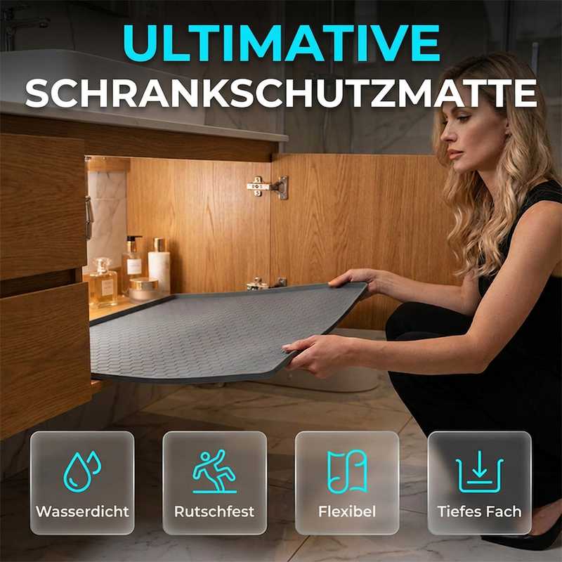 Multifunktionale Silikonmatte für unter das Waschbecken
