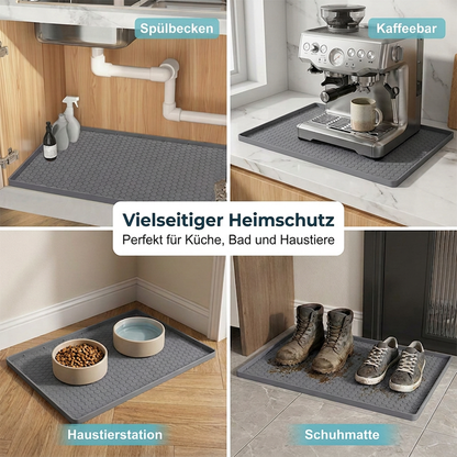 Multifunktionale Silikonmatte für unter das Waschbecken