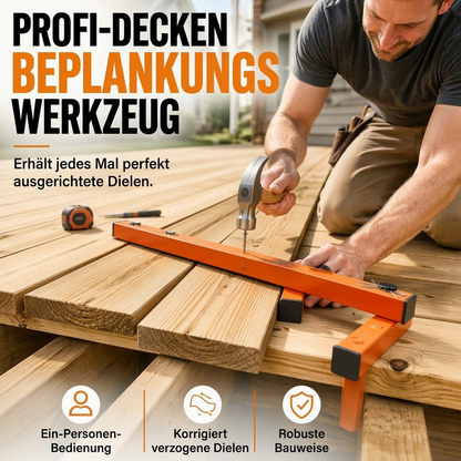 📢📢50% RABATT !!⏰Mehrwinkel-Dielenglätter und Holzplatten-Einsteller, Bodenverlegewerkzeug für die Holzbearbeitung