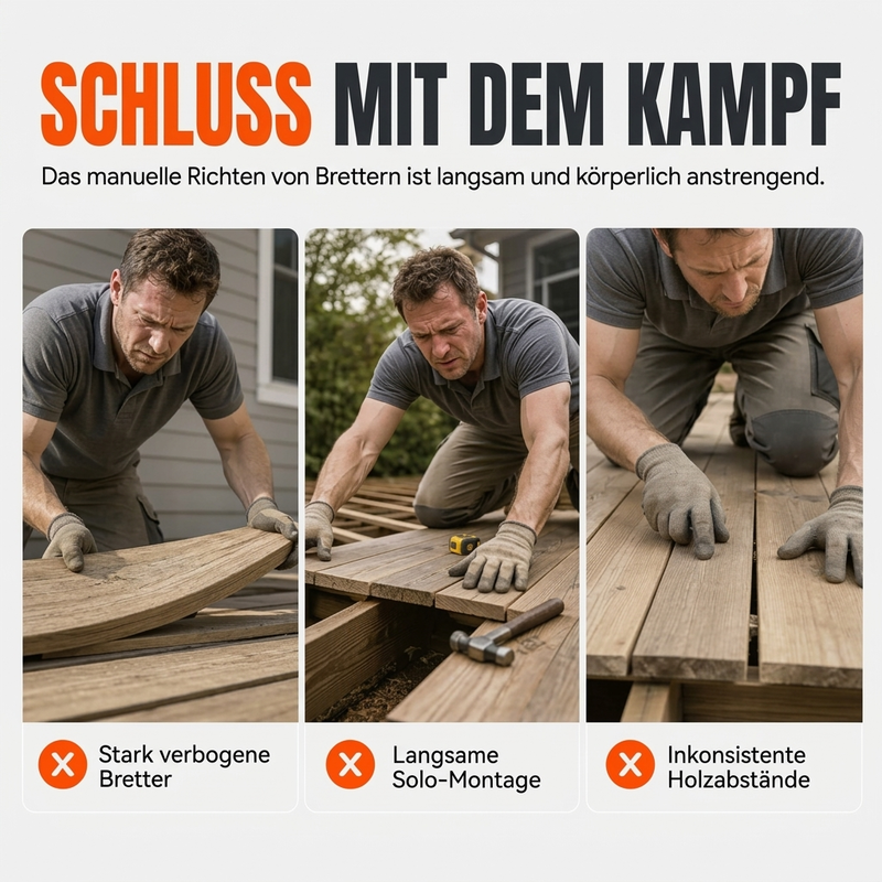 📢📢50% RABATT !!⏰Mehrwinkel-Dielenglätter und Holzplatten-Einsteller, Bodenverlegewerkzeug für die Holzbearbeitung