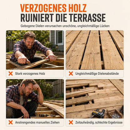 📢📢50% RABATT !!⏰Mehrwinkel-Dielenglätter und Holzplatten-Einsteller, Bodenverlegewerkzeug für die Holzbearbeitung