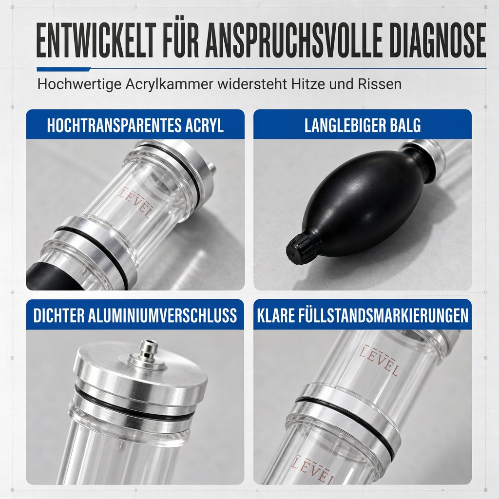 🔧  50% RABATT! ✨ Lecksuchset für Brennkammer – Schnelle Prüfung, inklusive Aufbewahrungstasche 🚗