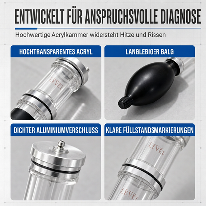 🔧  50% RABATT! ✨ Lecksuchset für Brennkammer – Schnelle Prüfung, inklusive Aufbewahrungstasche 🚗