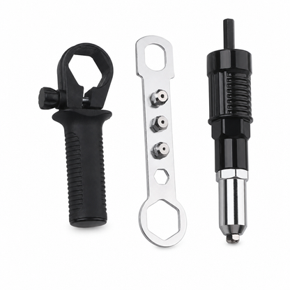 ⚡🔩 Elektrischer Nietadapter für Bohrmaschine – Blindniet-Aufsatz aus Metall, schnell & mühelos