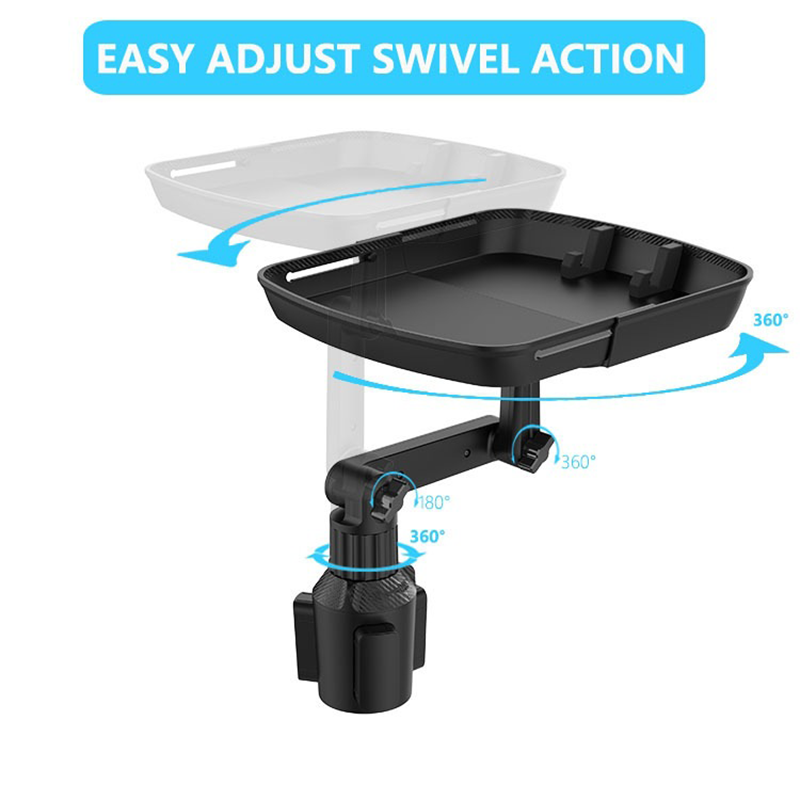 360° drehbarer Auto-Essenstablett- und Handyhalter
