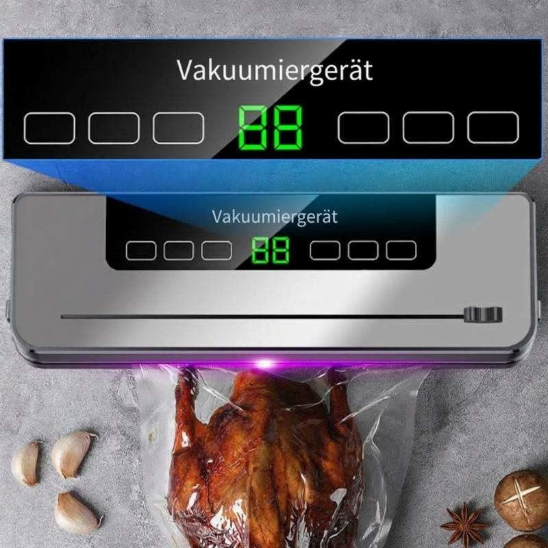 📢📢40% RABATT !!⏰Vakuumiergerät mit Schneider & Vakuumierbeuteln
