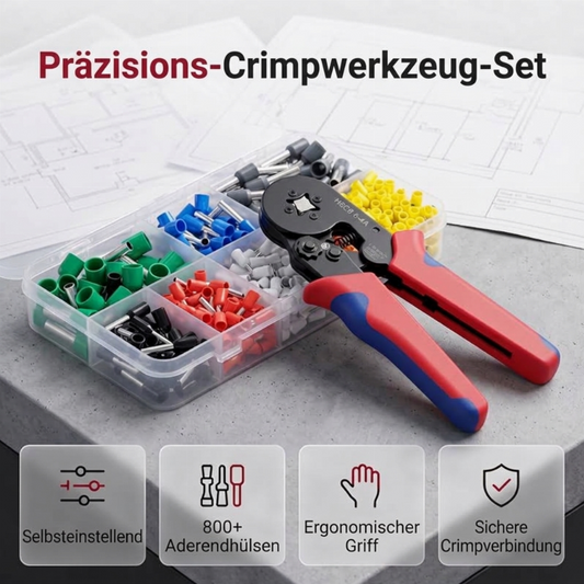 📢📢40% RABATT !!⏰Quick Crimp Aderendhülsen-Crimpwerkzeug-Set
