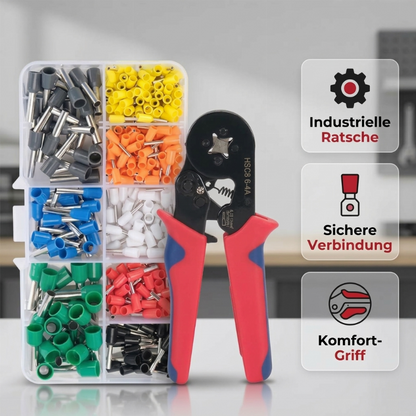 📢📢40% RABATT !!⏰Quick Crimp Aderendhülsen-Crimpwerkzeug-Set