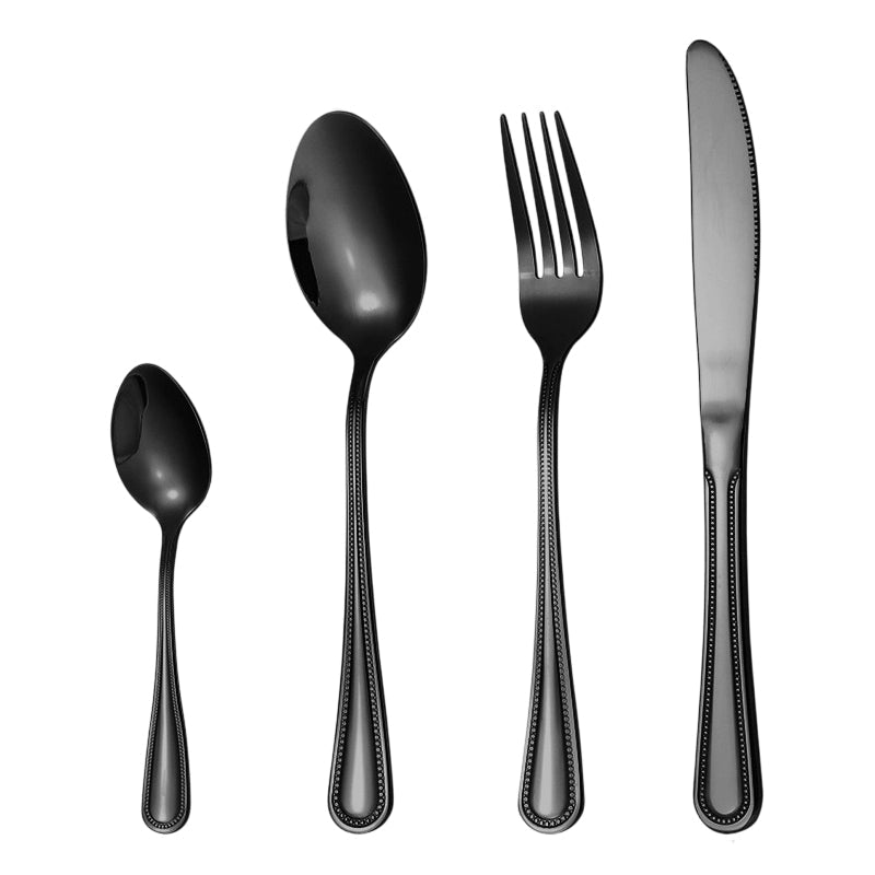 🍴✨ 4-teiliges Besteck-Set aus Edelstahl – rostfrei, langlebig & spülmaschinenfest