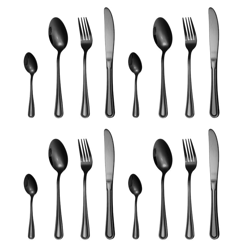 🍴✨ 4-teiliges Besteck-Set aus Edelstahl – rostfrei, langlebig & spülmaschinenfest