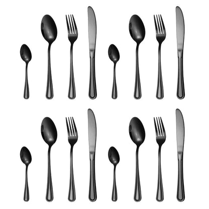 🍴✨ 4-teiliges Besteck-Set aus Edelstahl – rostfrei, langlebig & spülmaschinenfest