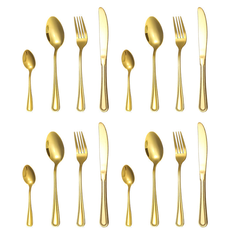 🍴✨ 4-teiliges Besteck-Set aus Edelstahl – rostfrei, langlebig & spülmaschinenfest
