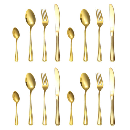 🍴✨ 4-teiliges Besteck-Set aus Edelstahl – rostfrei, langlebig & spülmaschinenfest