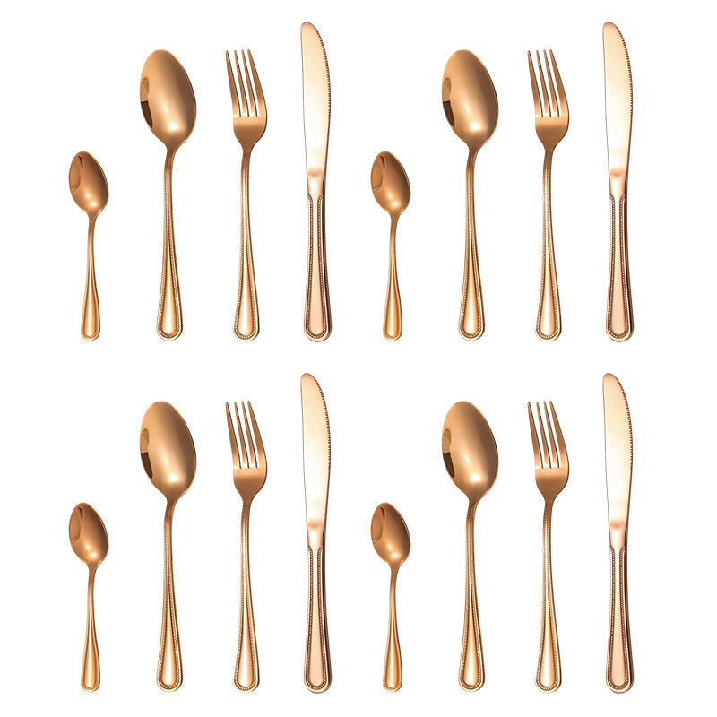 🍴✨ 4-teiliges Besteck-Set aus Edelstahl – rostfrei, langlebig & spülmaschinenfest