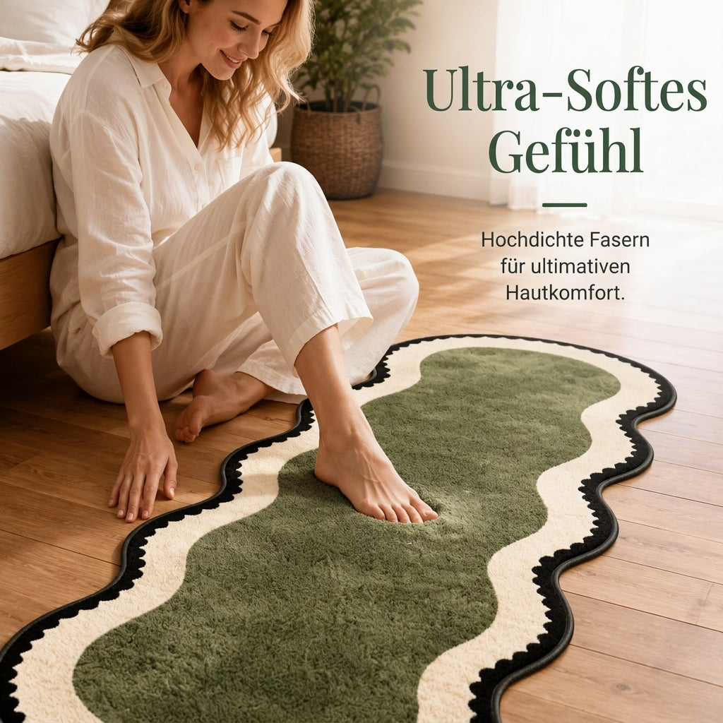 🔥 50% RABATT 🚪 Fußmatte im Mid-Stil, pflegeleicht – Bodenmatte für Eingangsbereich, Zuhause, Schlafzimmer & Bettvorleger 🏠🛏️