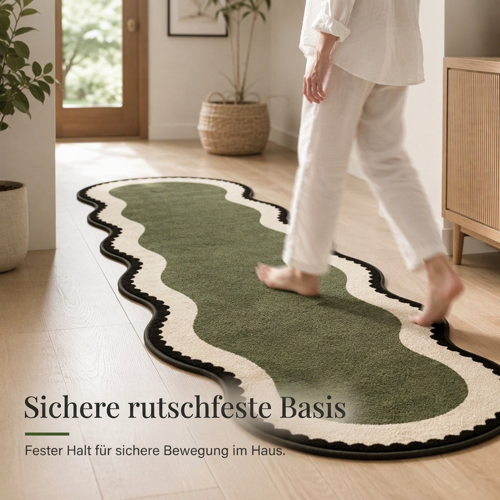 🔥 50% RABATT 🚪 Fußmatte im Mid-Stil, pflegeleicht – Bodenmatte für Eingangsbereich, Zuhause, Schlafzimmer & Bettvorleger 🏠🛏️