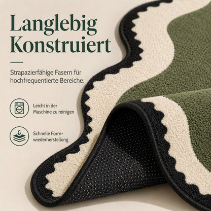 🔥 50% RABATT 🚪 Fußmatte im Mid-Stil, pflegeleicht – Bodenmatte für Eingangsbereich, Zuhause, Schlafzimmer & Bettvorleger 🏠🛏️