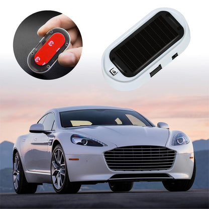 🚗 Solar-Dummy-Alarm mit LED-Blinklicht – Lichtsensor, simuliert Alarmanlage, für Auto & Innenraum