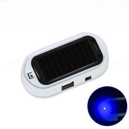 🚗 Solar-Dummy-Alarm mit LED-Blinklicht – Lichtsensor, simuliert Alarmanlage, für Auto & Innenraum