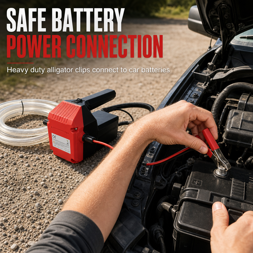 🛢️ JETZT 50% RABATT! 🔧 Elektrische Getriebeöl-Transferpumpe – 12V/24V selbstansaugend, schnell & tragbar – Für Diesel, Motor- & Hydrauliköl 🚗